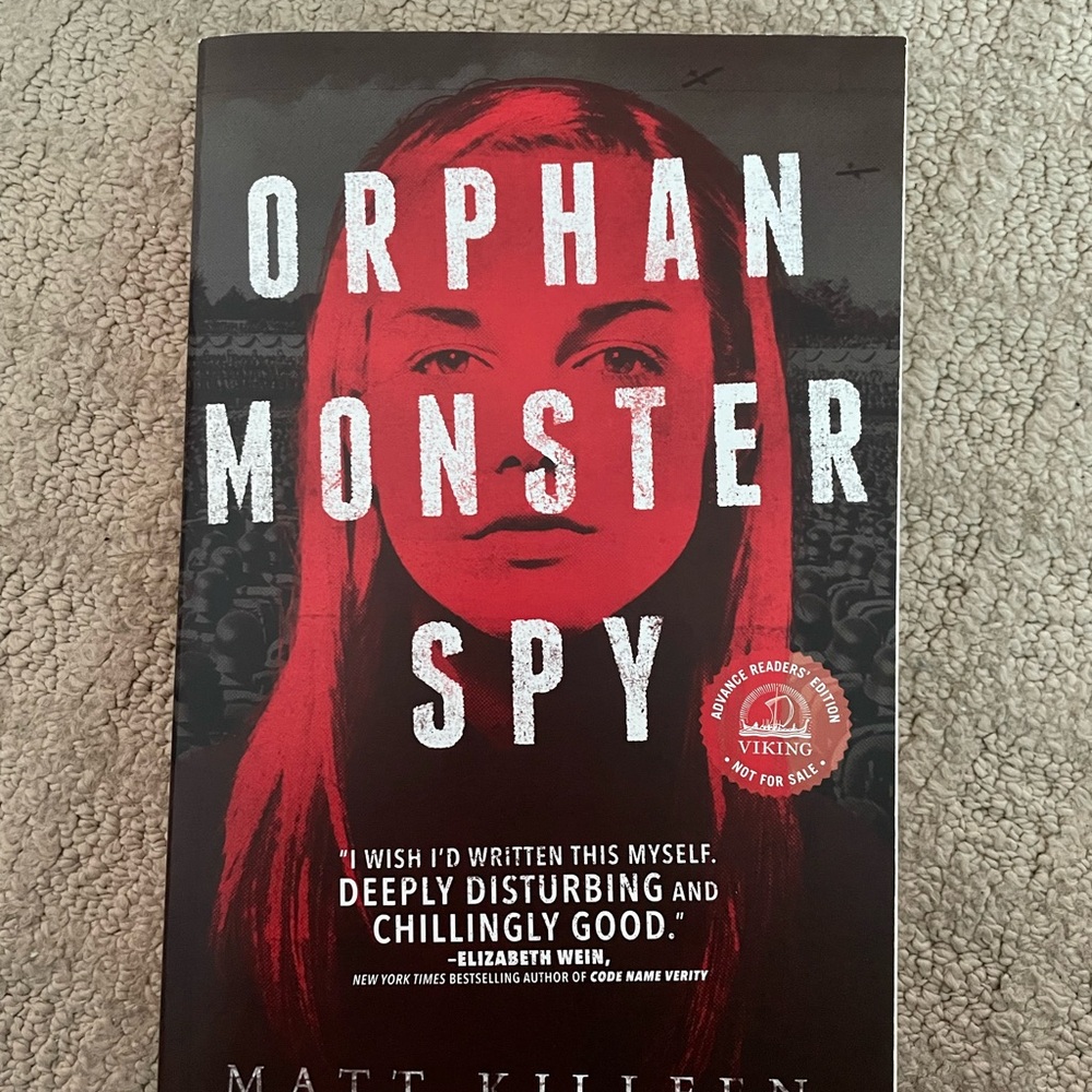 4/$20📚Orphan Monster Spy teen novel by Matt Killeen